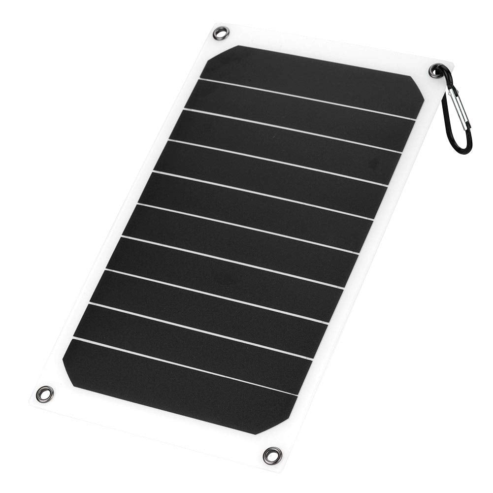 Solar Panel Portable, 10W IP64 Solar Panel Mobile Power Charger 5V USB Powerful Charging Compatible for Mobile Phones or Tablets Most Cameras Games