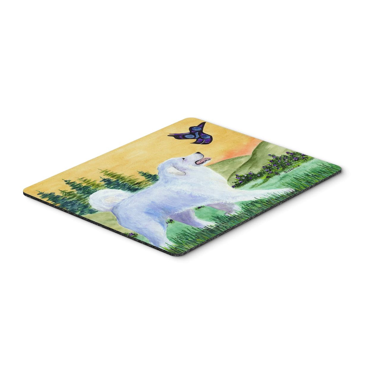 Caroline's Treasures SS8241MP Great Pyrenees Mouse Pad, Hot Pad or Trivet for Home Office Gaming Working Computers Laptop Mouse Mat,Washable Large