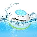 Portable Bluetooth Speakers,Wireless Floating Speaker Stereo with Waterproof IPX7 and Colorful LED Light,10 Meters Bluetooth Range Shower Speaker