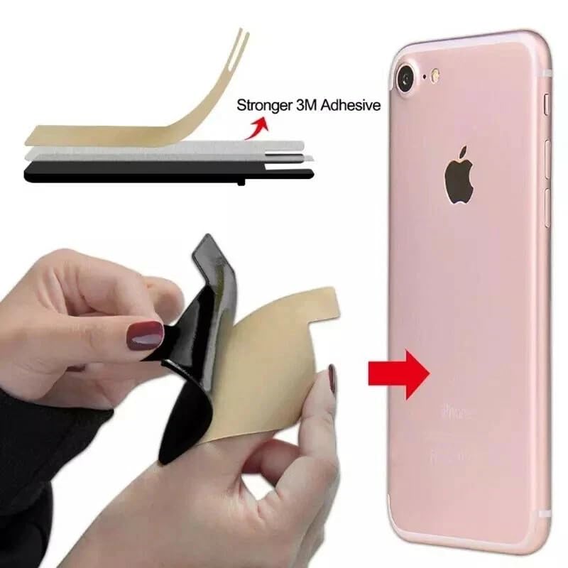 Lot 2 Silicone Smart Phone Wallet ID Holder in Yellow