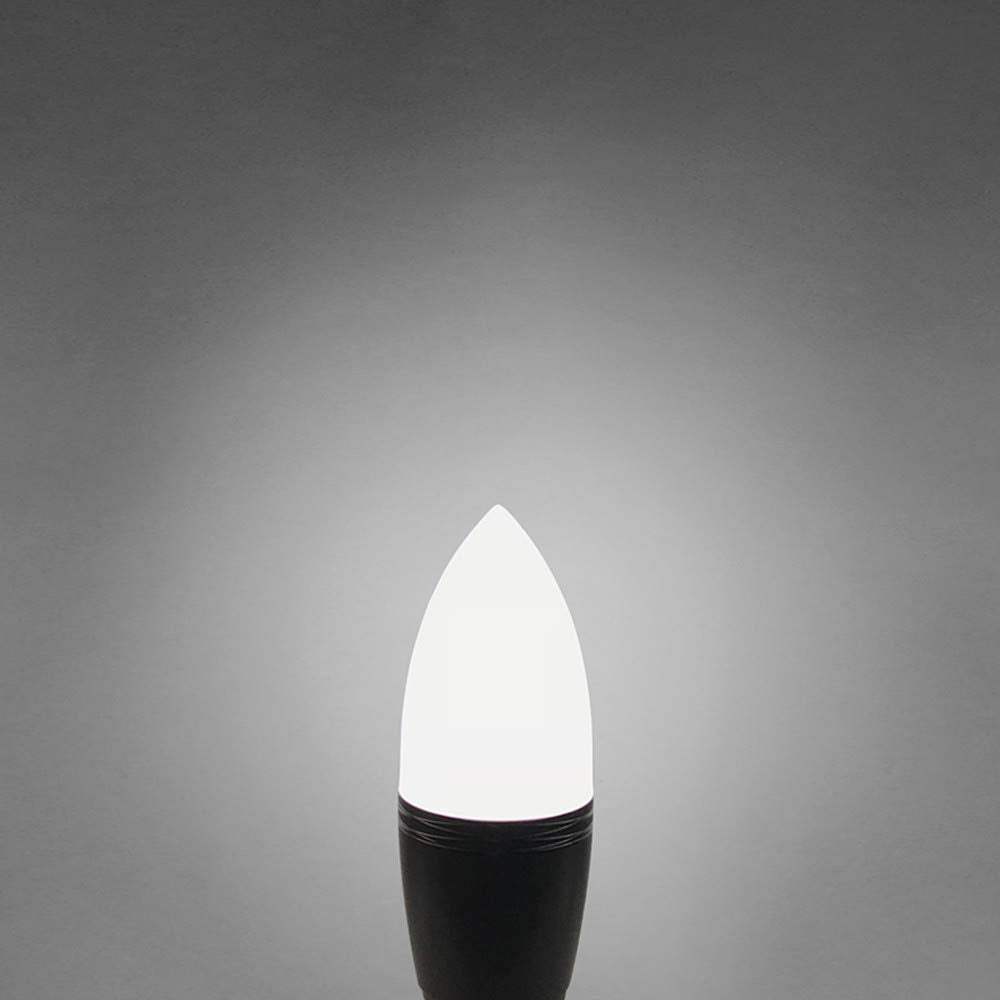 E12 LED Bulbs 12W LED Candelabra Bulb 12W Cool White LED Candelabra Light Bulbs 12 Watt(100 Watt Equivalent) LED Candle Bulbs,E12 Small Candle