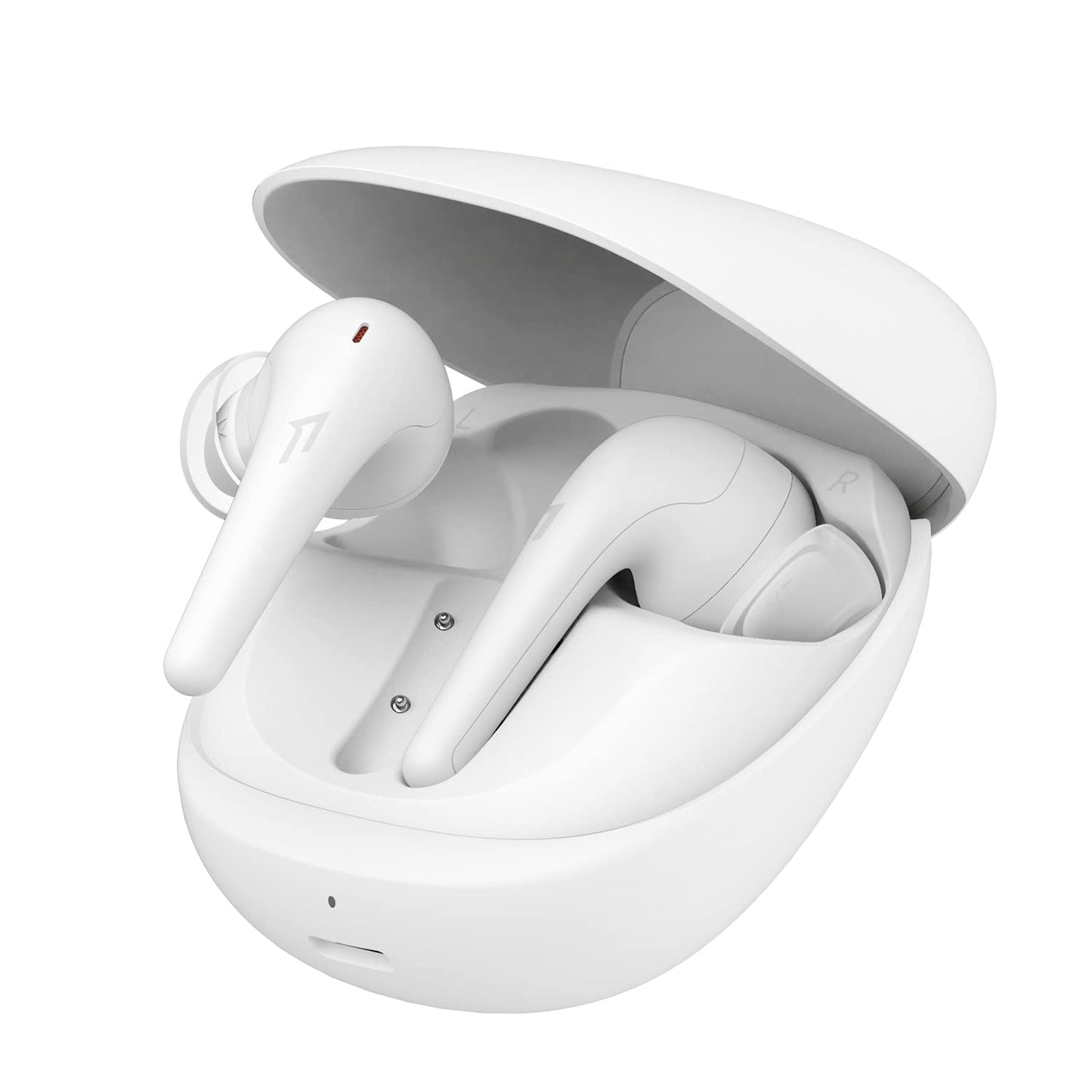 1MORE Aero Wireless Earbuds with Spatial Audio on Any Device, 42dB Adaptive Active Noise Cancellation, 10mm Driver, Customizable EQs, 6 Mics…