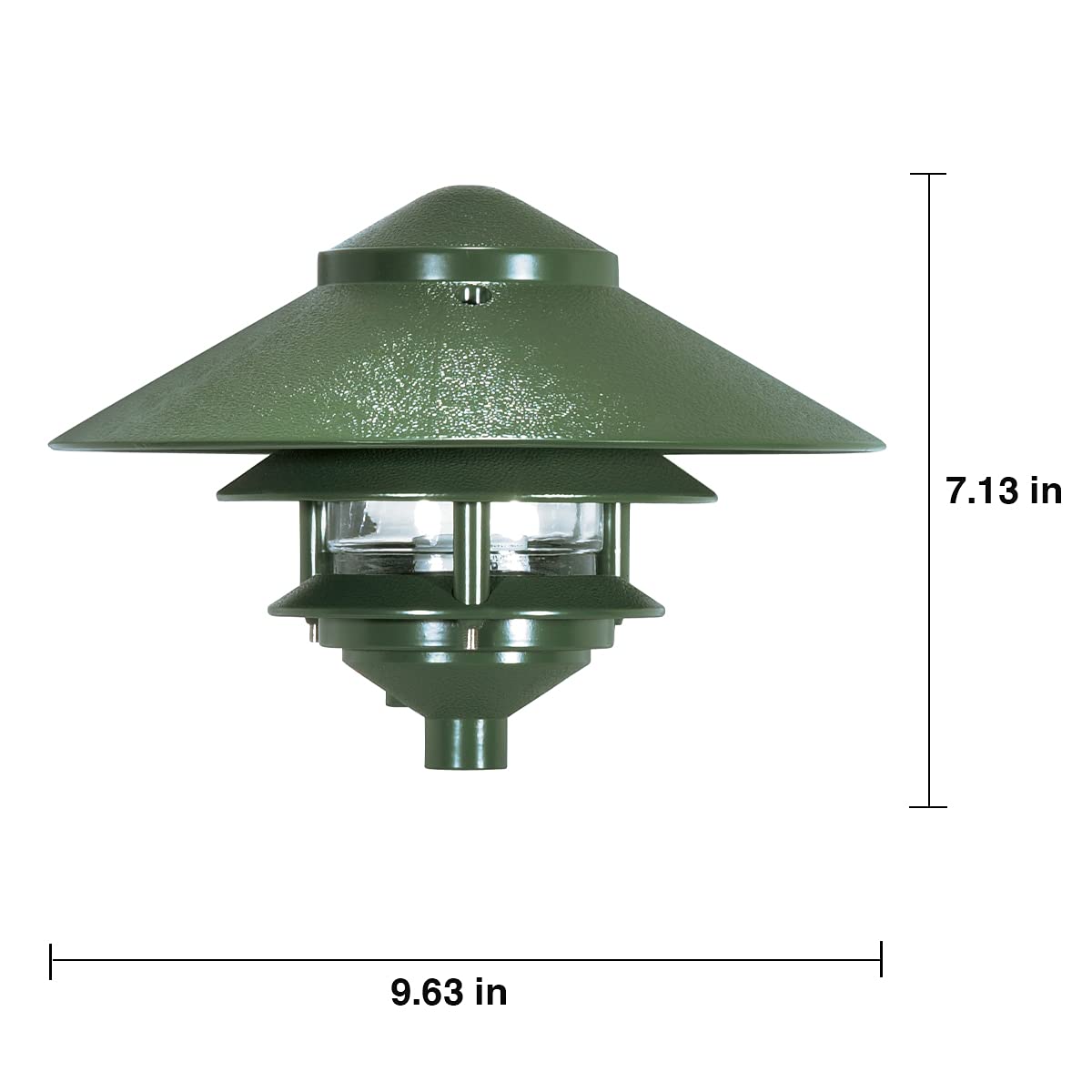 Nuvo Lighting SF76/634 Transitional One Light Post Mount in Bronze/Dark finish