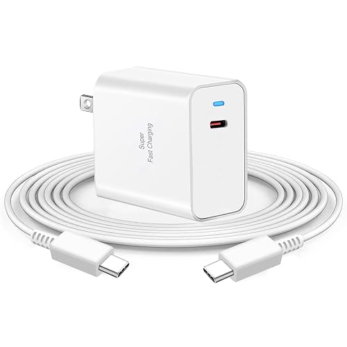 45W USB Type C Super Fast Charging Wall Charger for Samsung Galaxy S26 Ultra/S26/S26+/S25 Ultra/S25/24 Ultra/S24/S23 Ultra/S22 Ultra with 6Ft USB-C