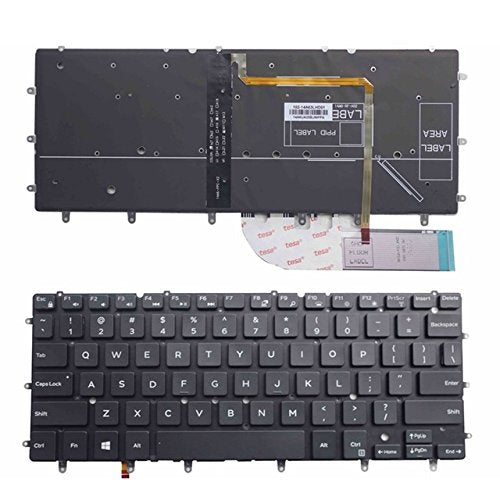 New Replacement for Dell XPS 13 9343 13 9350 9360 Keyboard US Backlit 0DKDXH NSK-LS0BW