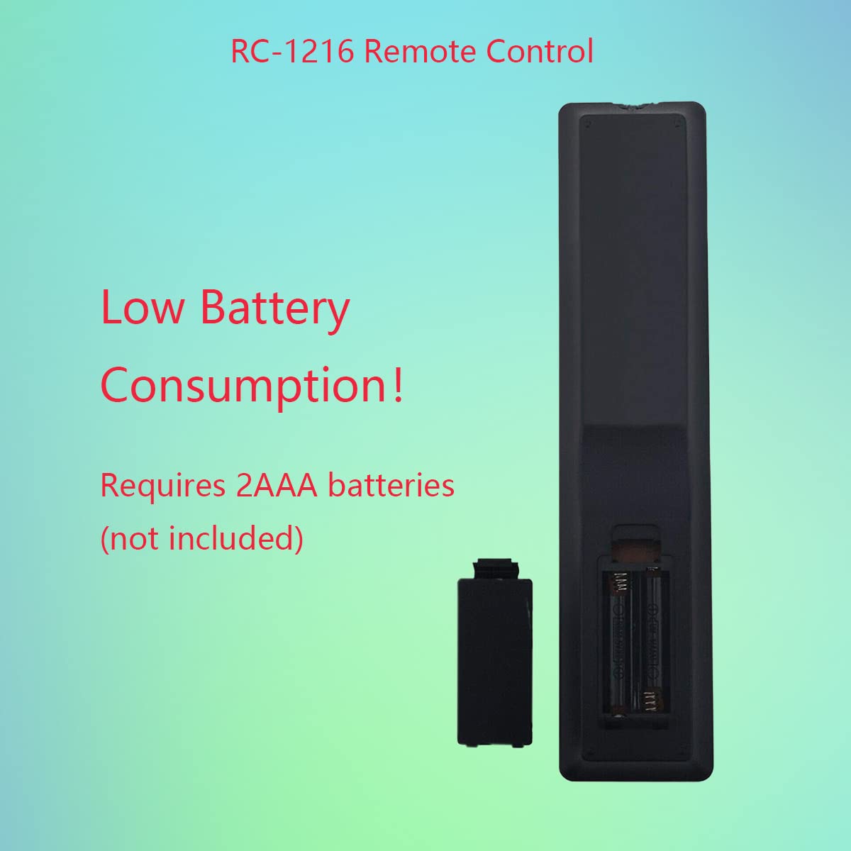 GHUST RC-1216 RC1216 Remote Control Replacement for Denon AVR-S520BT AVR-S530BT AVR-S540BT AVR-S550BT AVR-S570BT AVR-S510BT AV Receiver
