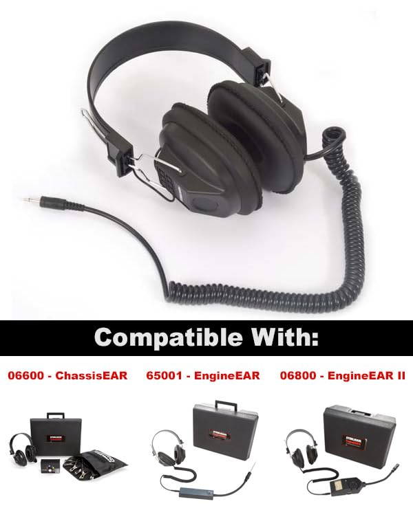 STEELMAN HD-6060N Replacement Noise Cancelling Mono Headphones for STEELMAN ChassisEAR, EngineEAR, EngineEAR II