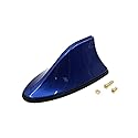 uxcell Universal Blue Plastic Shark Fin Design Car AM/FM Radio Signal Antenna Aerial