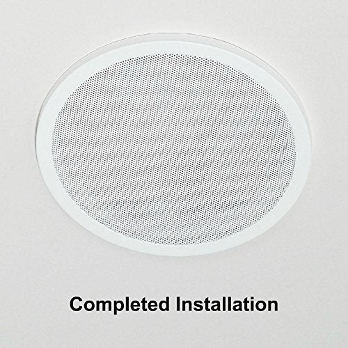 Reliable Hardware Company RH-4002-8-2-A White Surface Mount 8-3/8" Speaker Covers, Pair