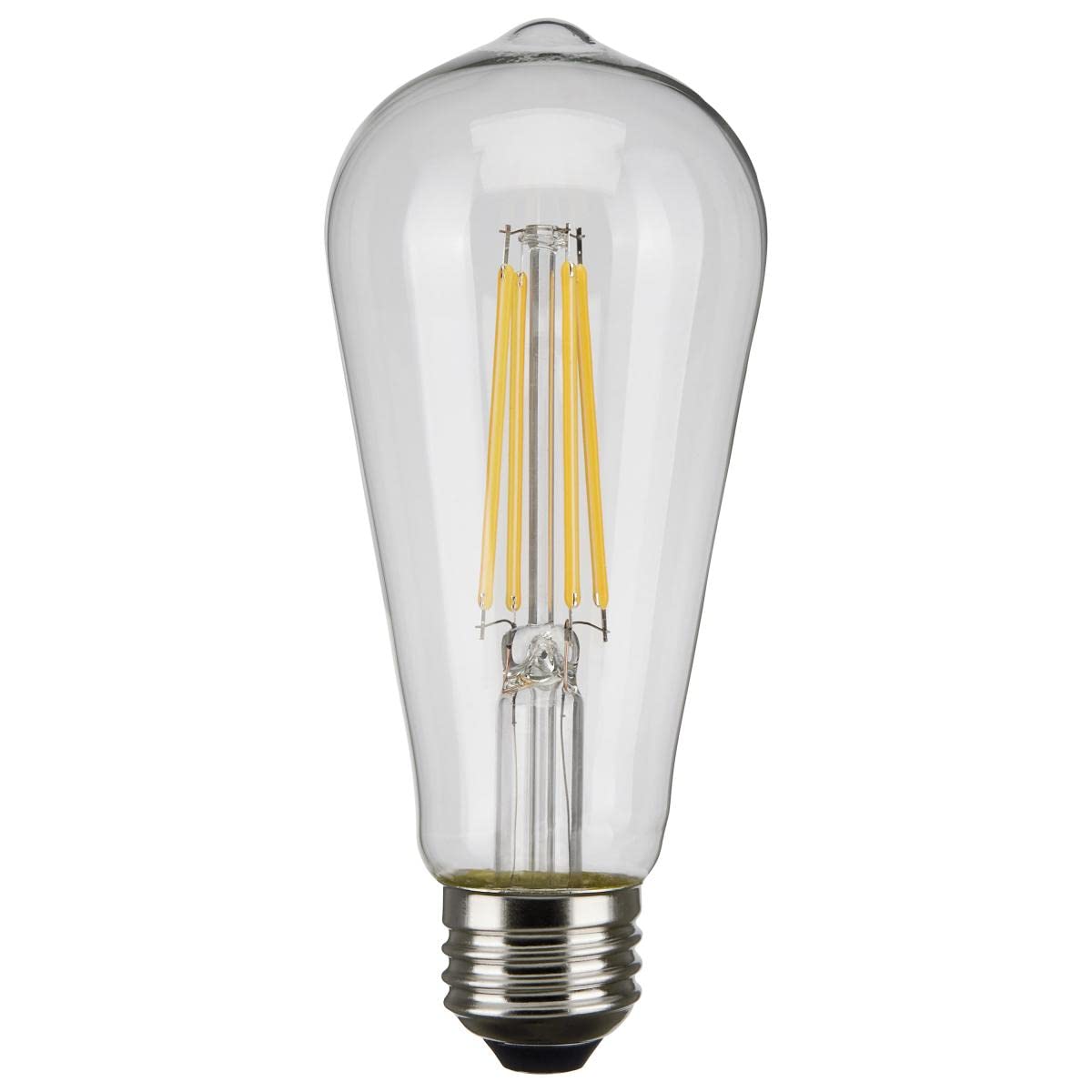 Satco S21364 LED Bulb, 3000K, 120V, 90 CRI, 8W, Medium Base, E26, 800 Lumens, Dimmable, 15000 Hours Rated