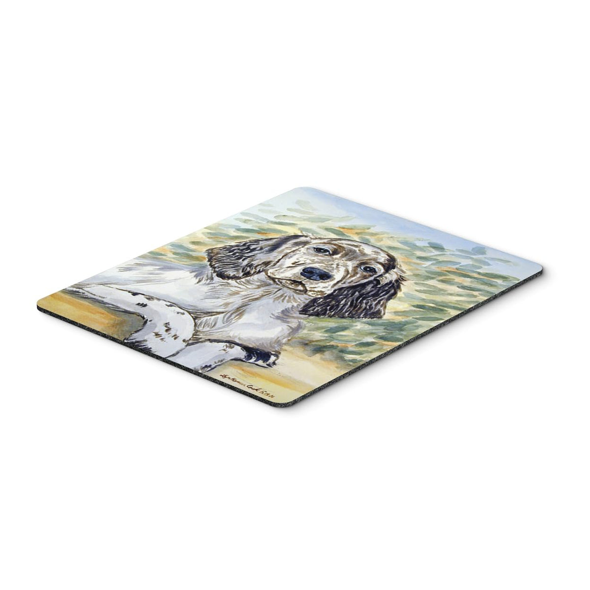 Caroline's Treasures 7065MP English Setter Patience Mouse Pad, Hot Pad or Trivet for Home Office Gaming Working Computers Laptop Mouse Mat,Washable