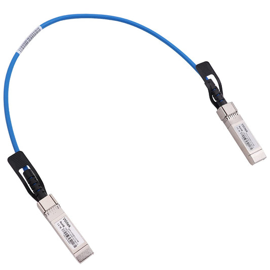 [Blue Colored] 0.5m 10G SFP+ DAC Twinax Cable, 10Gbase-CU SFP+ Copper Cable, Compatible for Cisco SFP-H10GB-CU0.5M, Ubiquiti, Juniper, Mellanox