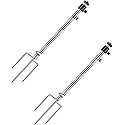 Trail & Game Camera Stand Mounts Thick Foldable Stainless Steel Bracket 360° Adjustable Universal Thread Connection 1/4''-20 (6 mm) for Hunting