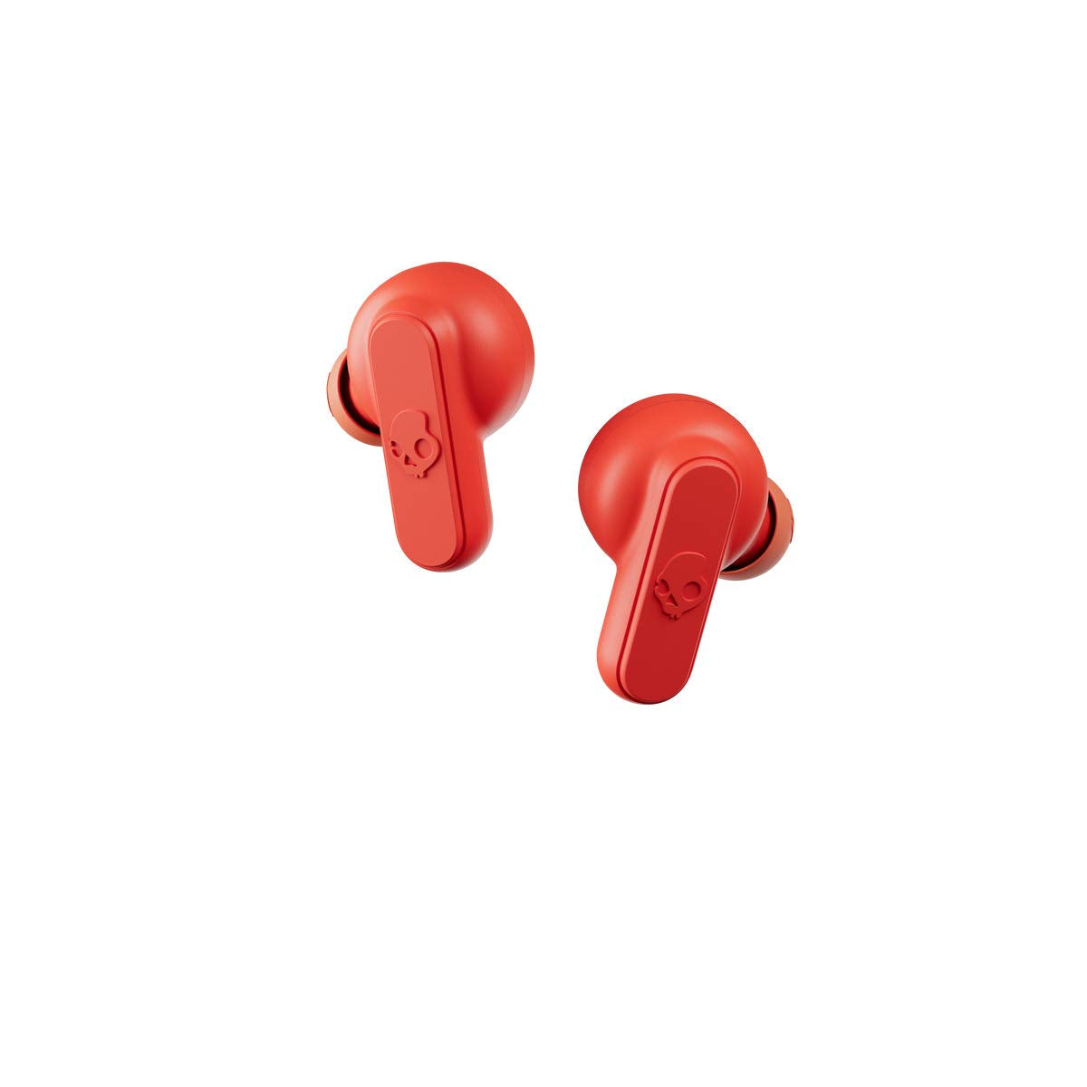Skullcandy Dime in-Ear Wireless Earbuds, 12 Hr Battery, Microphone, Works with iPhone Android and Bluetooth Devices - Red
