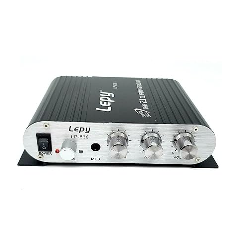 SaiDian 1Pcs HiFi Audio Amplifier Surround Sound Audio Aeceiver Lvpin 838 for Car Home Subwoofer