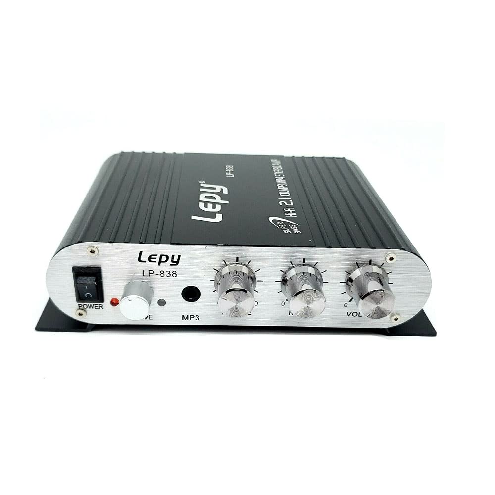 SaiDian 1Pcs HiFi Audio Amplifier Surround Sound Audio Aeceiver Lvpin 838 for Car Home Subwoofer