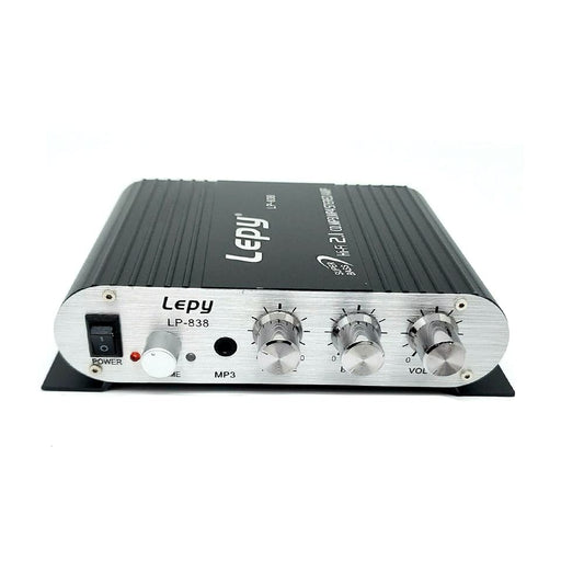 SaiDian 1Pcs HiFi Audio Amplifier Surround Sound Audio Aeceiver Lvpin 838 for Car Home Subwoofer