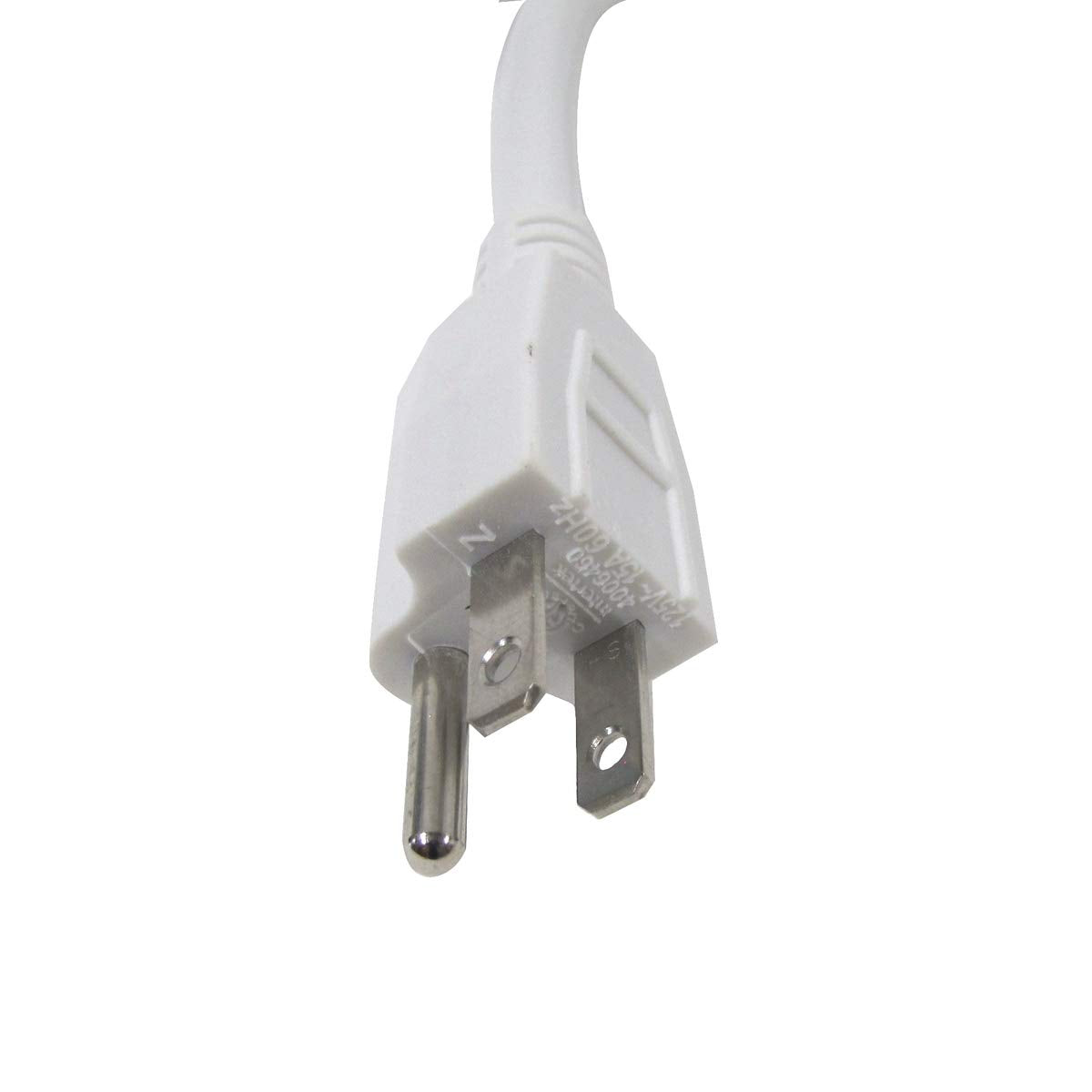 Treasure Gurus Computer Surge Protector Electronics Power Strip Multi 6 Outlet White Electrical Plug Extension Cord