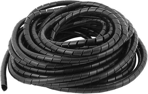 Spiral Cable Wrap Sleeve 1"(25mm) x 5 Ft Cord Organizer for Computer Wires, Electrical Cables, Home and Office Desk Management