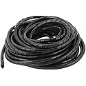 Spiral Cable Wrap Sleeve 1"(25mm) x 5 Ft Cord Organizer for Computer Wires, Electrical Cables, Home and Office Desk Management