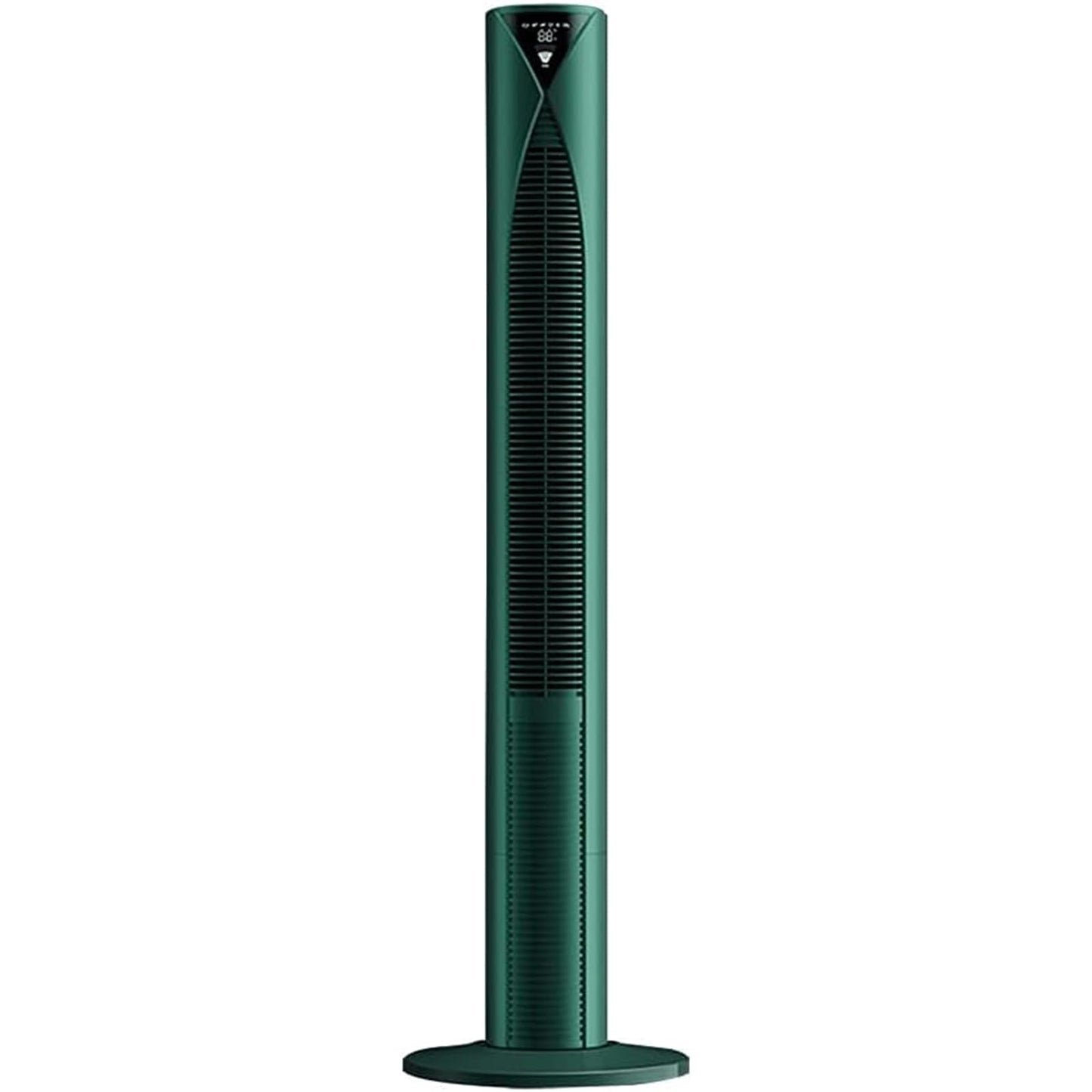 YWangQiang Standing Fan Green Tower Fan, 12H Timer, Bladeless Standing Fan with Remote, Built-in LED Display Standing Fan for Home and Office, 330 *