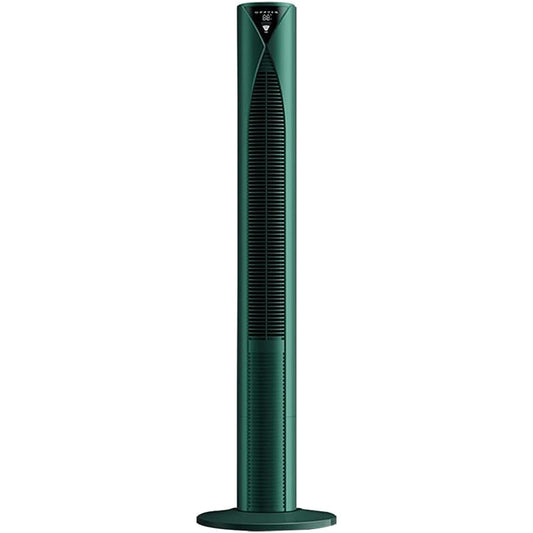 YWangQiang Standing Fan Green Tower Fan, 12H Timer, Bladeless Standing Fan with Remote, Built-in LED Display Standing Fan for Home and Office, 330 *