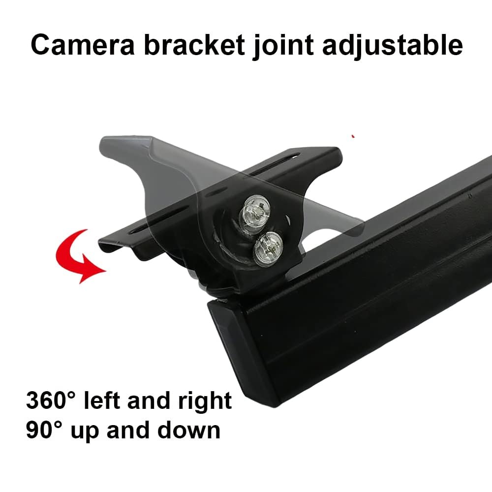 Long Arm Security Camera Bracket | 180° Rotatable Corner Mount | Universal Camera Holder | Metal Wall Mounting Bracket for CCTV Surveillance Cameras |