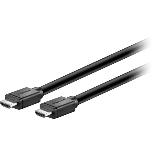 Insignia - 25' 4K Ultra HD In-Wall HDMI Cable - Black