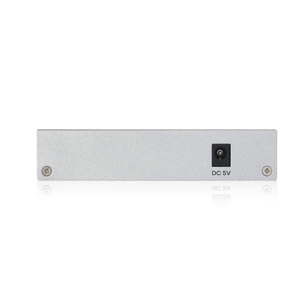 Zyxel 5-Port Network Switch | Web Managed Gigabit Ethernet Splitter| 5X GbE Ports | QoS, Link Aggregation, VLAN, IGMP Snooping | Fanless | Desktop