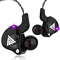 DUCK DANCE in Ear Wired Headphones, IEM Earbuds with Microphone No Wireless Technology Hi Fi Heavy Bass 3.5mm Jack (Modern, Transparent Black)