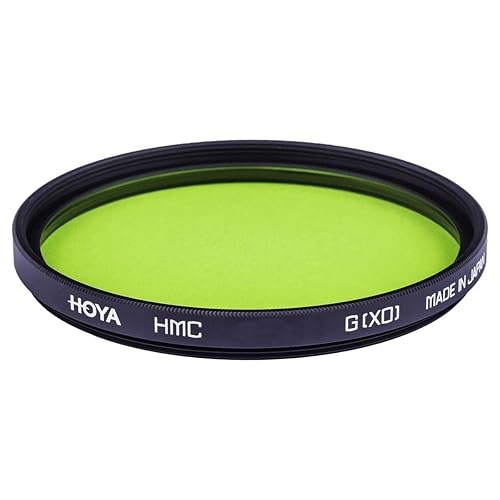 HOYA HMC X0 62mm Lens Filter (Yellow-Green) - Contrast Enhancing Camera Filter for B&W Photography with Slim Black Aluminum Frame, 6-Layer HMC