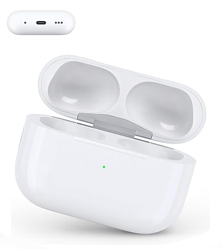 Wireless Charging Case for Air Pod Pro 1/2, USB-C Port Airpod Pro Replacement Charging Case, Sync Button, 660mAh Battery, No Earbuds