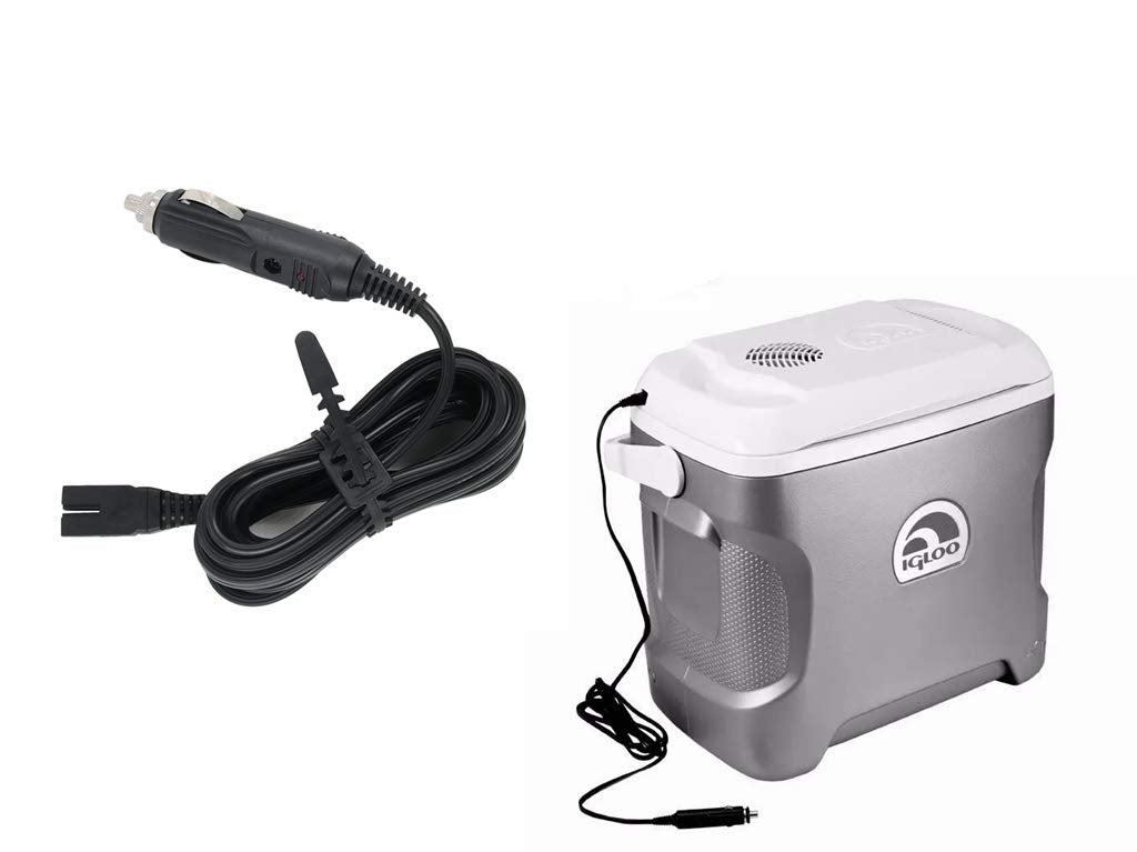 New 12V Car DC Power Cord Fit for Igloo Cool Chill, Igloo Kool Mate, Igloo Iceless TE Thermoelectric Cooler - Replacement Car Charger Power Adapter…