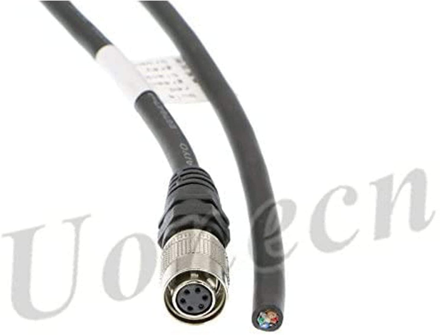 Uonecn Industrial Camera Power Trigger IO Signal Cable HR10A-7P-6S 6 Pin Female Plug for Basler AVT GIGE Sony CCD Industrial Camera 3 Meters