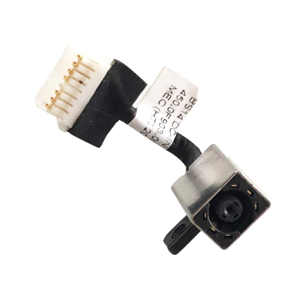 GinTai DC Power Jack Socket Plug Charging Port with Cable P93G 450.0F903.0011 WJXD9 0WJXD9 Replacement for Dell Inspiron 14 5481 5482 5485 5491 15
