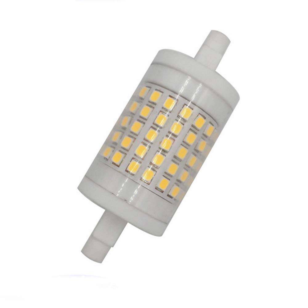 Edearkar 78mm R7S LED Bulbs (2 Pack) 10W AC85-265V 6000K Daylight White J Type R7s Floodlight T3 Double Ended J Type 100W Halogen Bulb Replacement