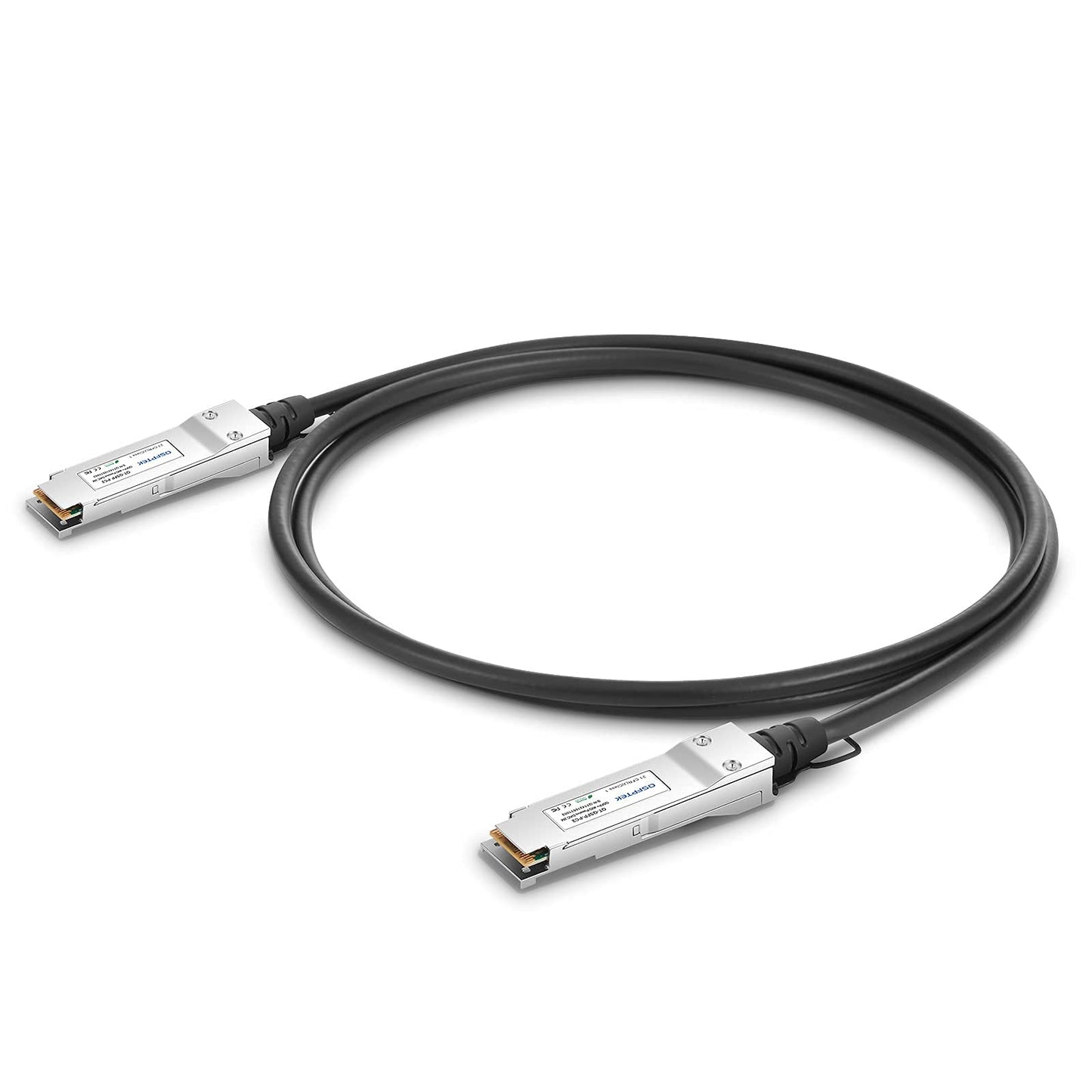40G QSFP DAC Cable, 2M (7ft) 40GBASE-CR4 Passive Direct Attach Copper Twinax Cable, QSFP+ to QSFP+ Network Transceiver Compatible with Cisco
