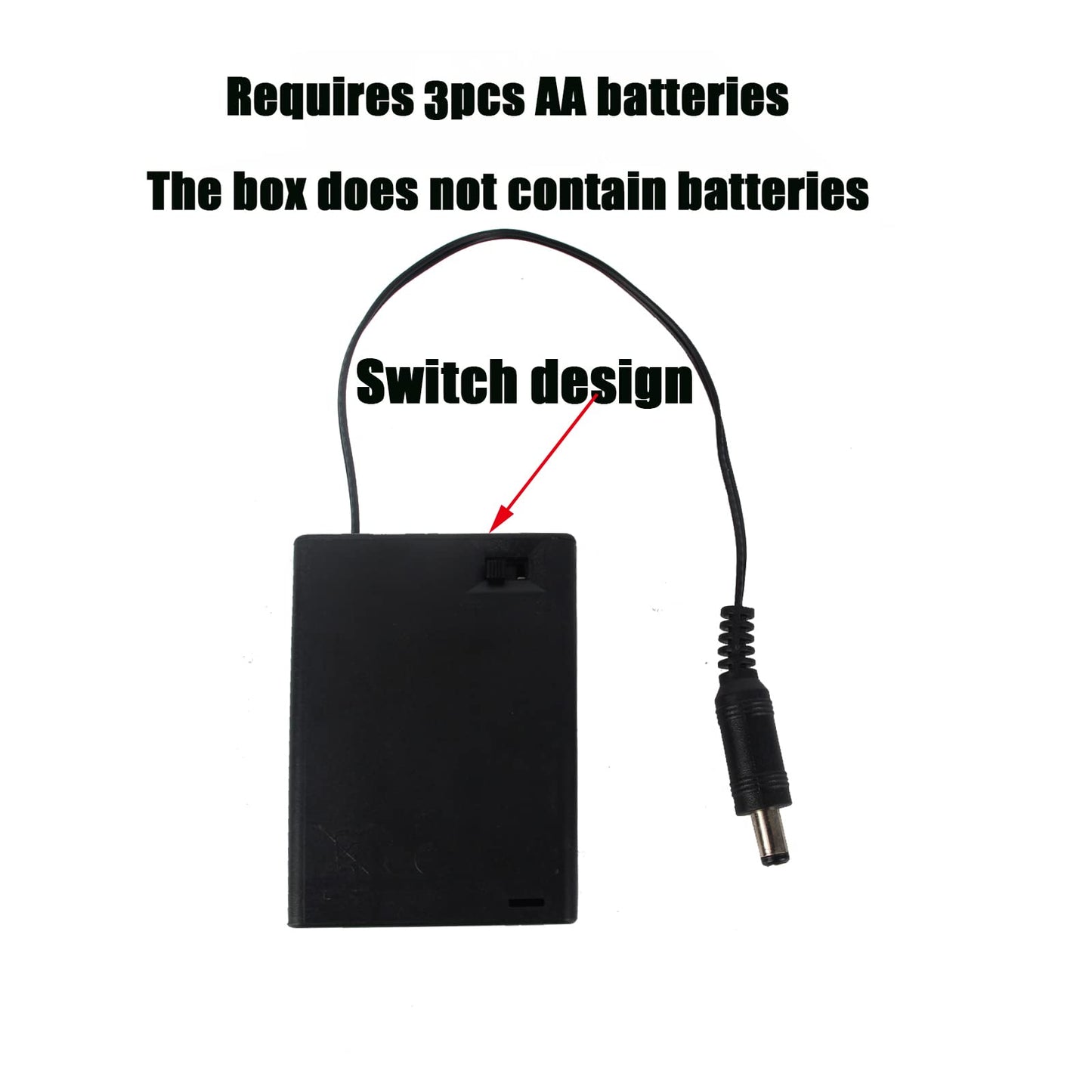 Industrial DC socket Laser module DC battery holder box Removable battery holder box Can be connected to a power supply (excluding battery) (DC