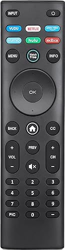Universal Replacement Remote Control for All VIZIO LED LCD HD 4K UHD HDR Smart TVs,Vizio Remote with Vudu/Netflix/Prime/Xu-mo/Hulu/Redbox Keys