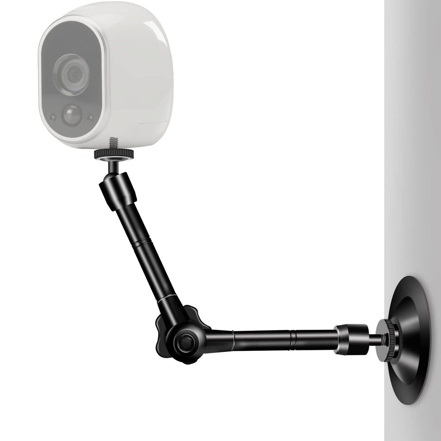 UYODM 2 Pack Articulating Magic Arm Wall Mount Holder Stand Compatible with CCTV POV Camcorders Cameras, LED Light, Video Lamp,DSLR,Flash,Digital