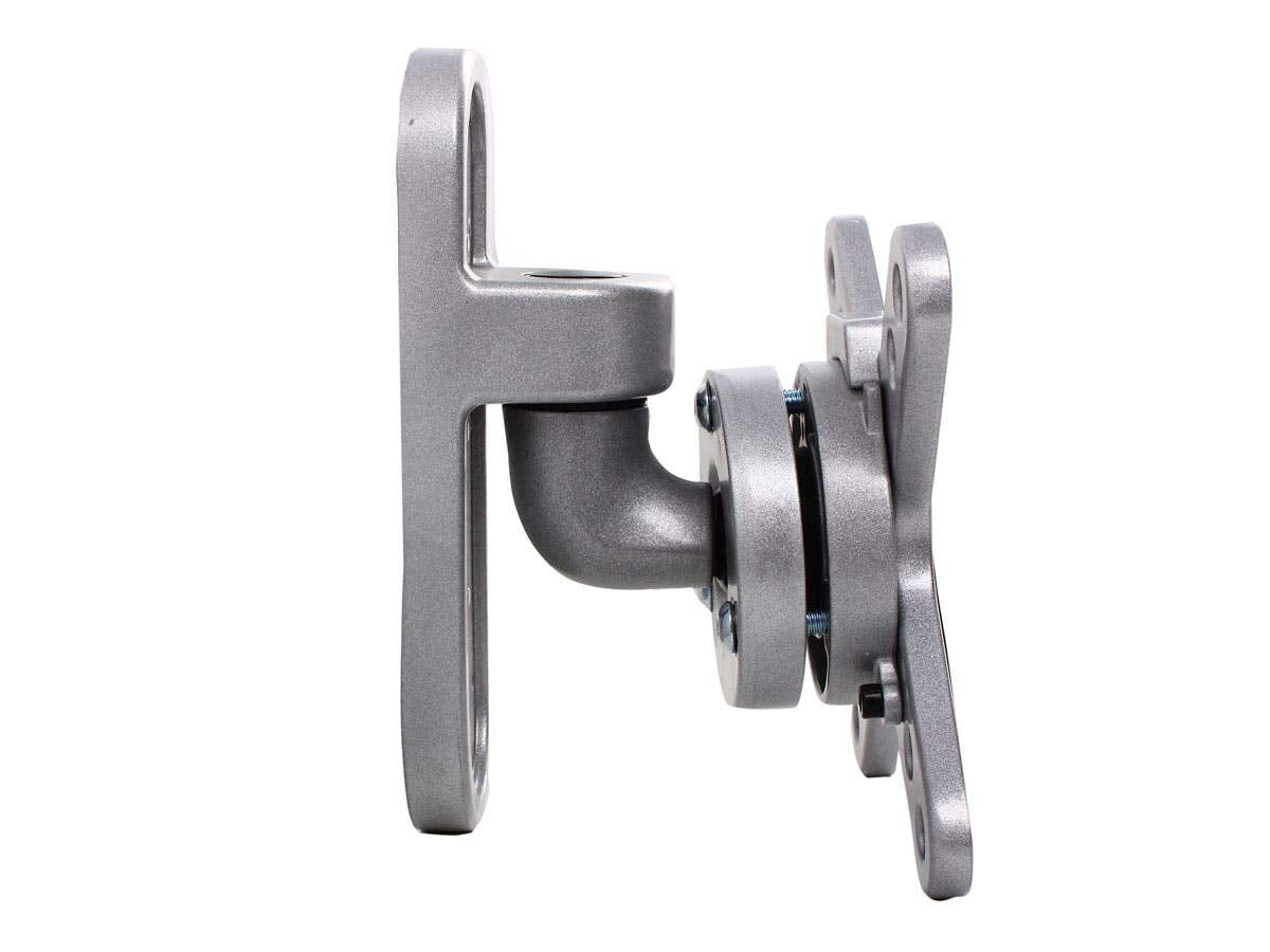 Monoprice Pivoting Tilt TV Wall Mount Bracket - for TVs 13in to 27in Max Weight 33lbs VESA Patterns Up to 100x100 Rotating UL Certified, Silver