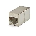 TRUE CABLE Shielded Cat6A Inline Coupler, 2 Pack, Female to Female RJ45 Keystone Couplers PoE++ 100W, UL Listed, ETL Verified, ANSI/TIA 568-2.D, 10G