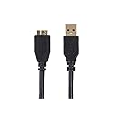 Monoprice USB 3.0 Type-A to Micro Type-B Cable - 5-Pin, Male to Male, 1.5 Feet, Black - Select Series