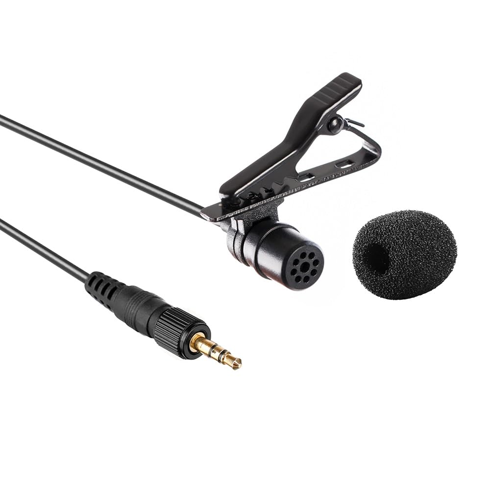 Saramonic SR-UM10-M1 | Replacement Lavalier Mic with Locking 1/8" Male Transmitters