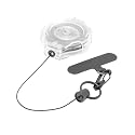 KEY-BAK Ratch-It Retractable Anti-Theft Phone Tether with Belt Clip and Universal Smartphone Case Connection Clear