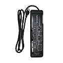 SANUS Surge Protected Power Strip - 8 Outlets & 2 USB Ports