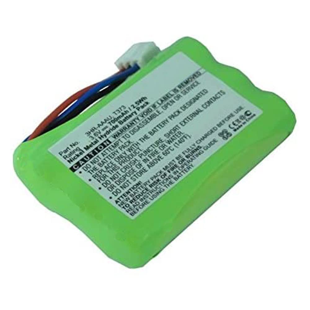 MPF Products 700mAh 3HR-AAAU, 70AAAH3BMXZ, T373 Battery Replacement Compatible with Bang & Olufsen BeoCom 1, BeoCom 6000, BeoCom M6000, BeoCom M6000