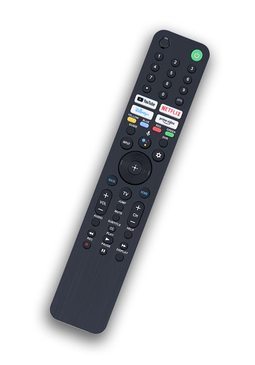 RMF-TX520U Replacement Voice Remote Control for Sony Smart Bravia TV XR77A80J KD65X80J XR65A80J XR65A90J XR55X90J XR55A80J KD55X80J KD85X85J XR65A80CJ