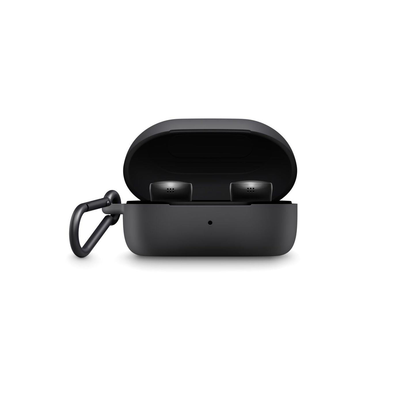 Bose QuietComfort Earbuds Silicone Case Cover, Protective Silicone Exterior, with Aluminum Carabiner for Convenient Carrying, Black