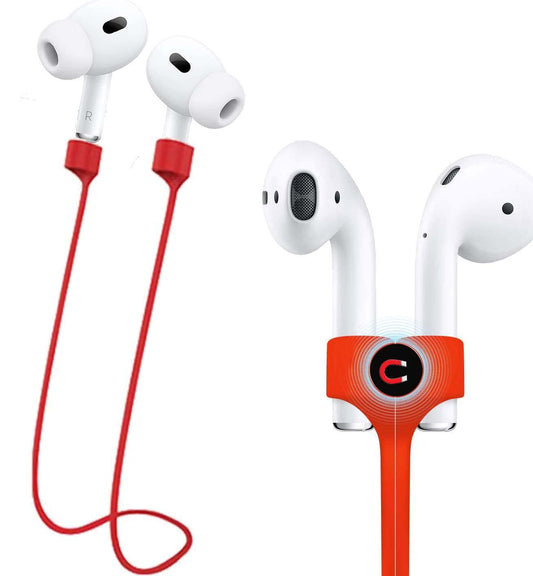 Magnetic Anti-Lost Straps for AirPods Accessory, Colorful Soft Silicone Sports Lanyard.Ultra Strong Cord Anti-Lost Leash Sports String, Neck Rope